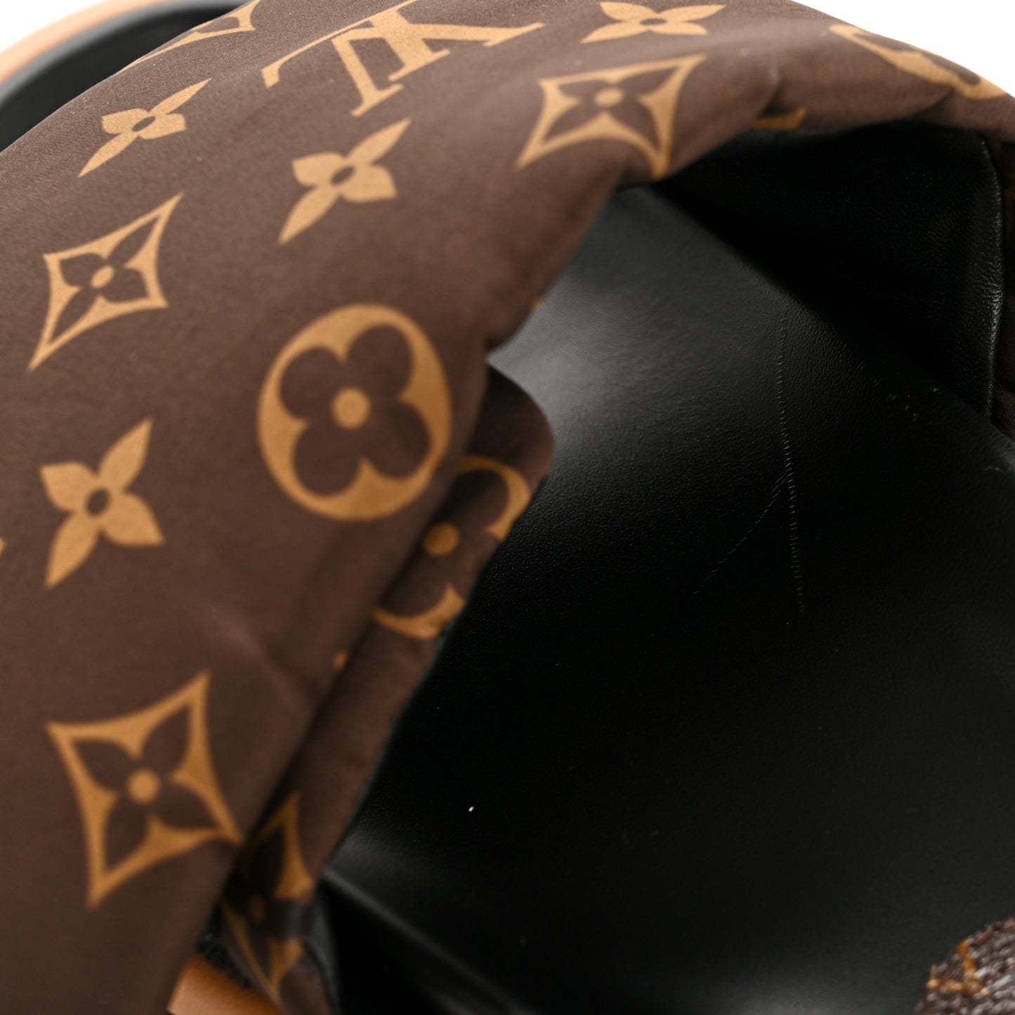 Nylon Monogram Pool Pillow Comfort Mule 40 Cacao Brown