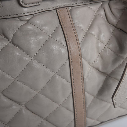 Burberry Lambskin Quilted Medium Enmore Hobo Grey 13 of 21