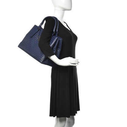 Bottega Veneta Nappa Intrecciato Medium Roma Tote Atlantic 2 of 9