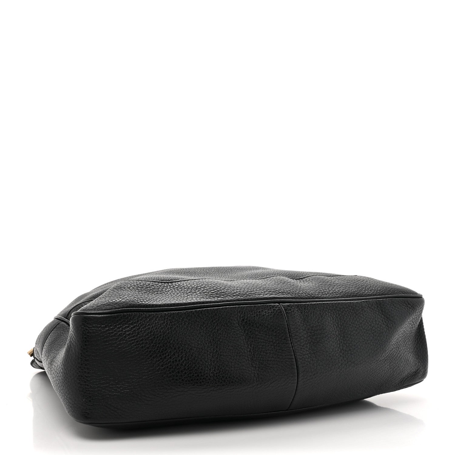 Gucci Pebbled Calfskin Medium Diana Bamboo Shoulder Bag Black 4 of 11