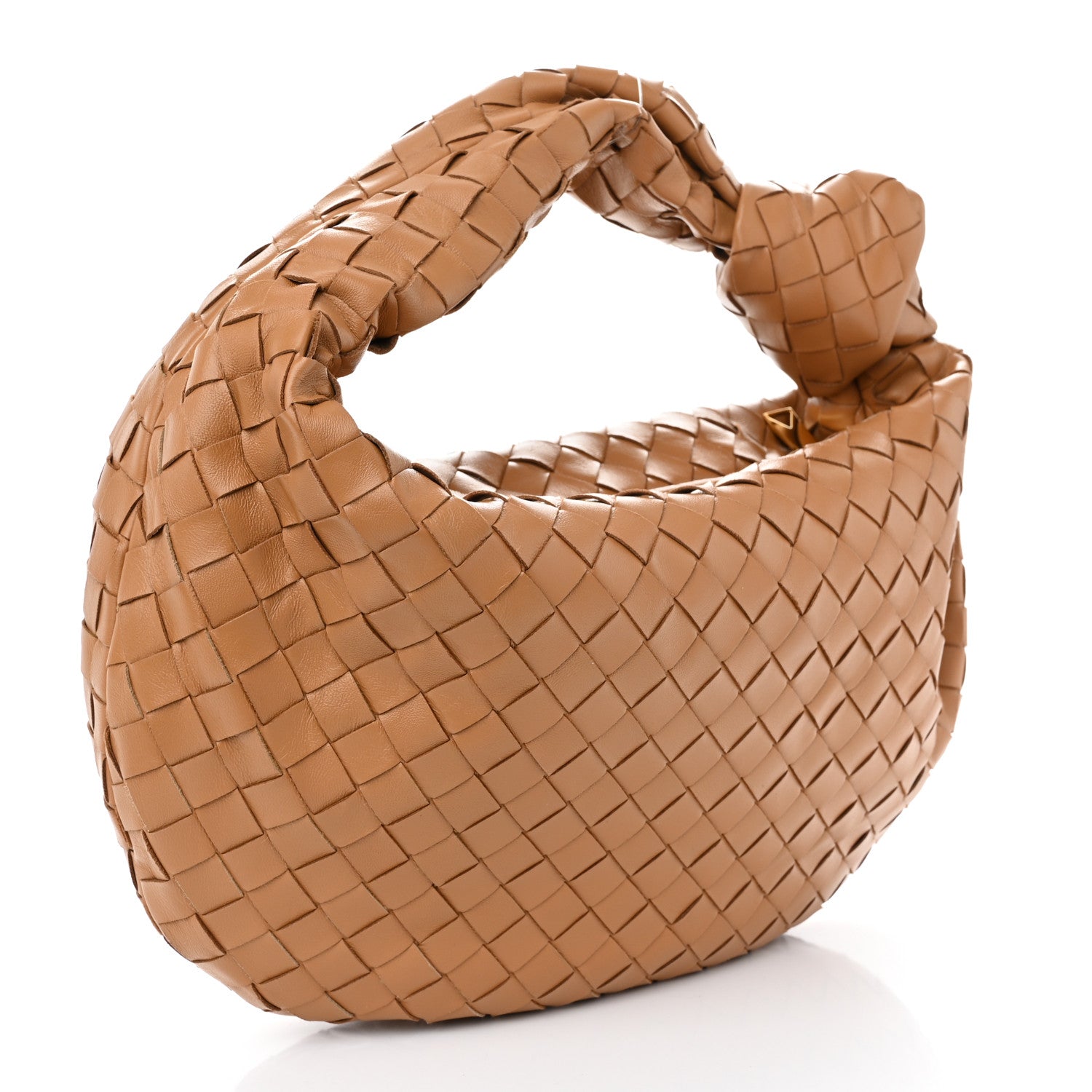 Bottega Veneta Nappa Intrecciato Teen Jodie Hobo Caramel 3 of 10