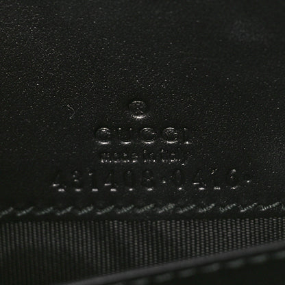 Gucci Guccissima Signature Bowy Chain Wallet Black 6 of 13