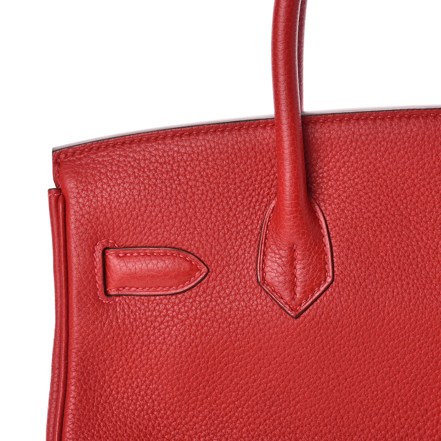 Hermes Togo Birkin 30 Rouge Casaque 11 of 30