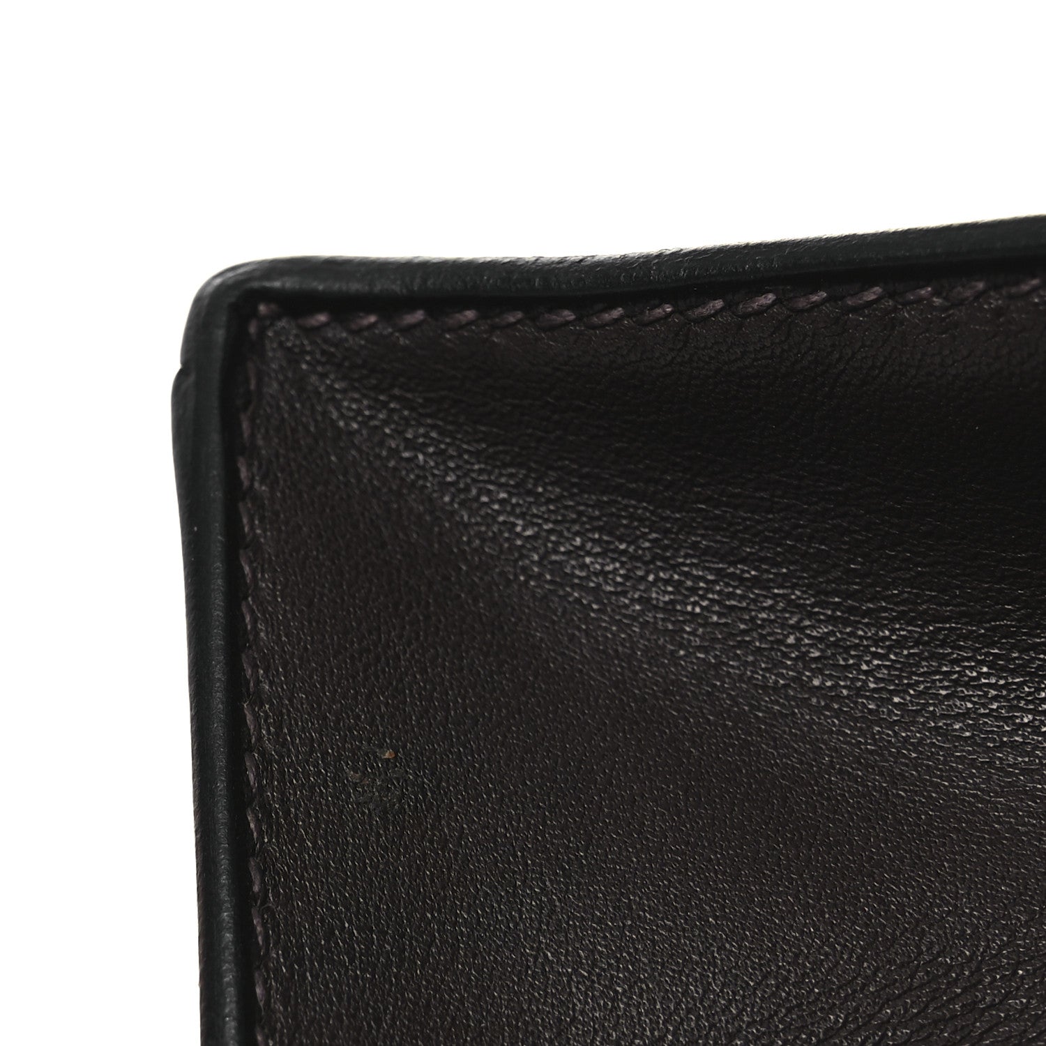 Hermes Tadelakt Kelly Pochette Clutch Chocolate 12 of 13