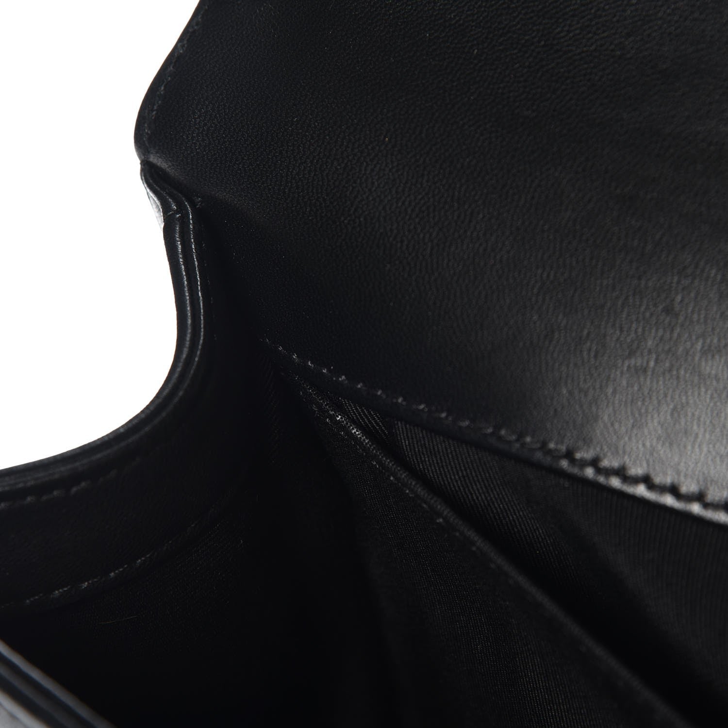 Chanel Lambskin Quilted Medium Boy Flap Black 8 of 9