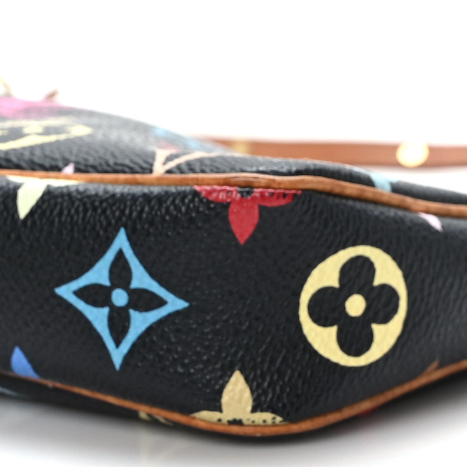 Louis Vuitton Monogram Multicolor Pochette Accessories Black 10 of 10