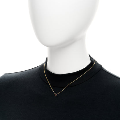 Tiffany 18K Yellow Gold Ruby Elsa Peretti Color By The Yard Pendant Necklace 2 of 5