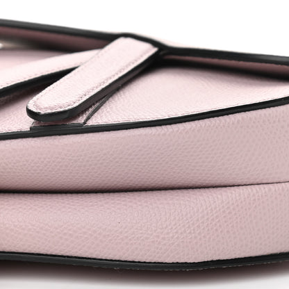 Christian Dior Grained Calfskin Mini Saddle Bag Light Pink 9 of 9