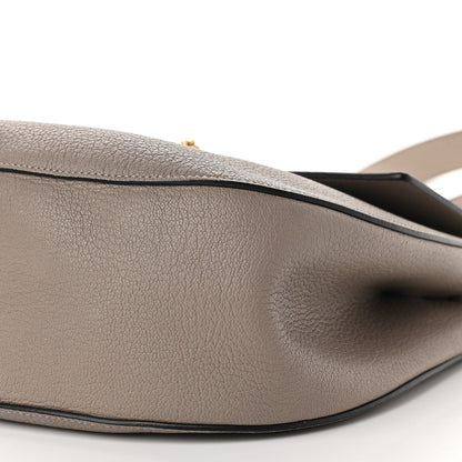 Chloe Grained Lambskin Large Drew Shoulder Bag Motty Grey 11 of 12