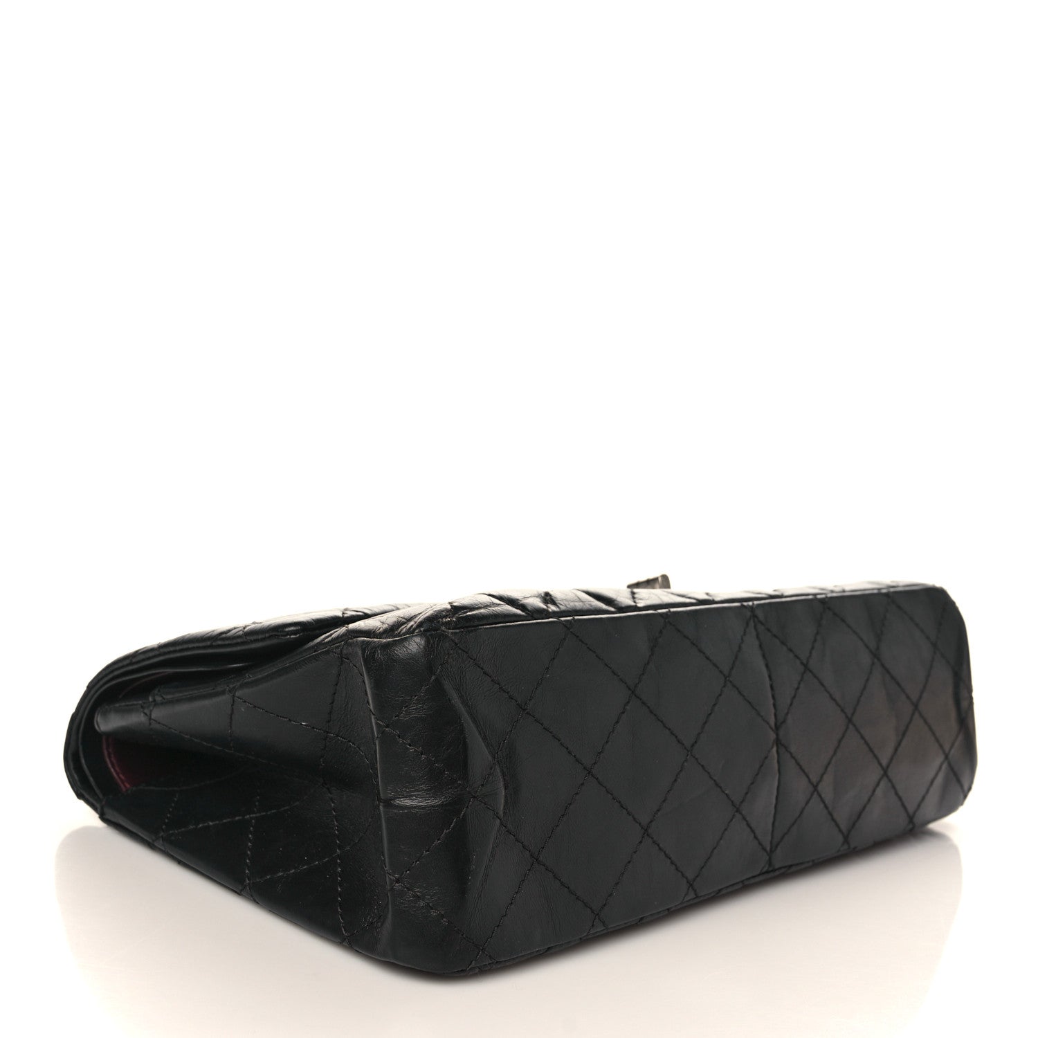 Chanel Aged Calfskin Quilted 2.55 Reissue 226 Flap Black 4 of 9