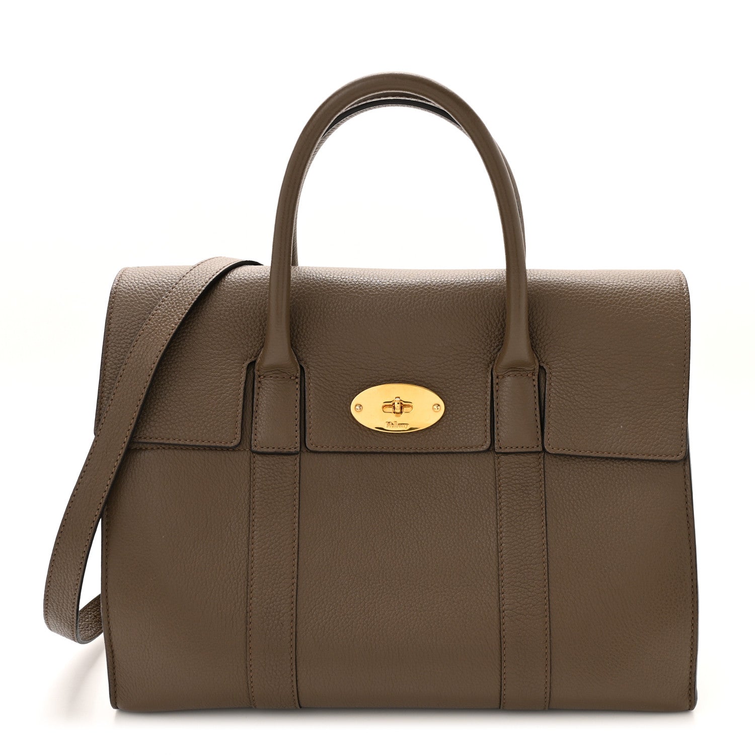 Mulberry Soft Grain Calfskin Bayswater Taupe 1 of 13