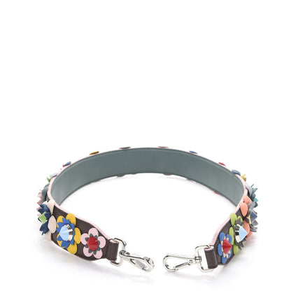 Fendi Vitello Dolce Flowerland Studded Strap You Moresco Malachite 3 of 5