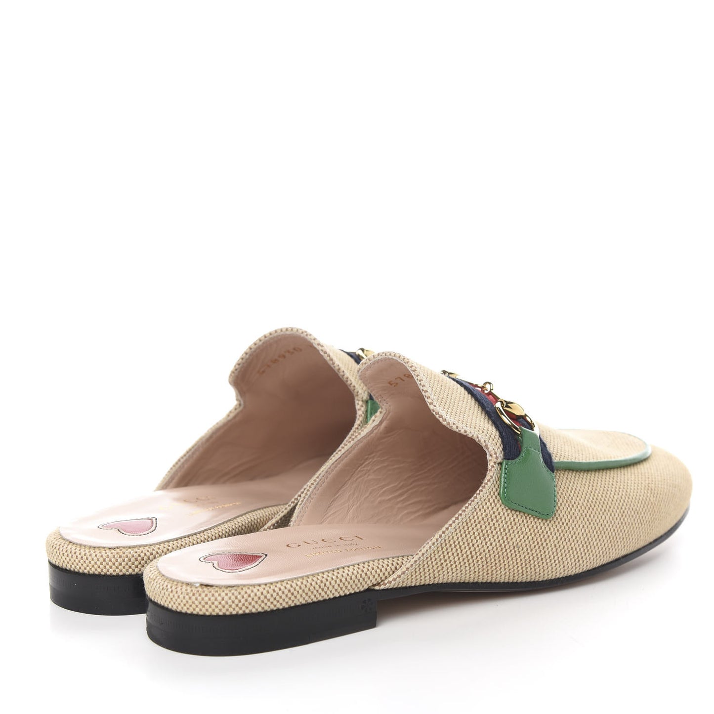 Canvas Vintage Charlotte Web Womens Princetown Slippers 36.5 Sand New Shamarock