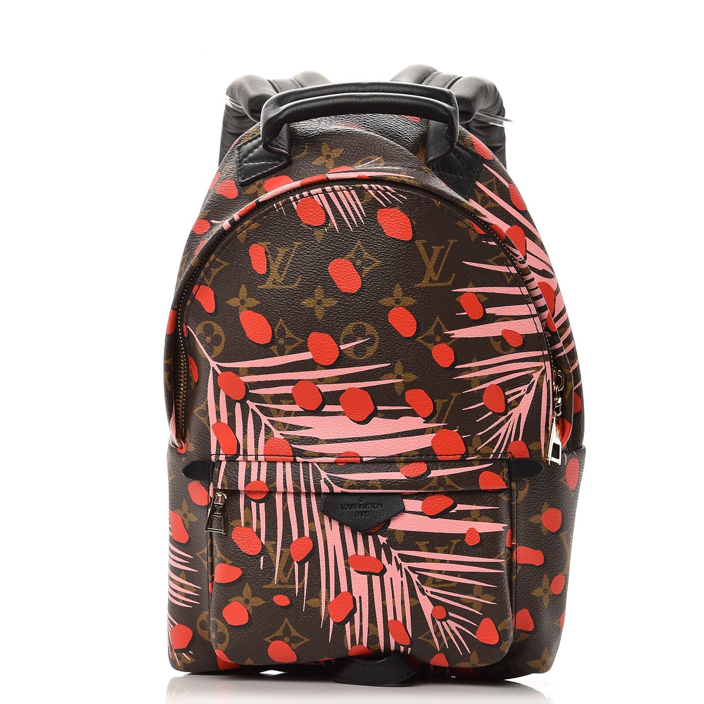 Monogram Jungle Dots Palm Springs Backpack PM Sugar Pink Poppy