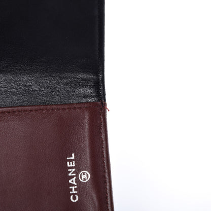 Chanel Lambskin Quilted Large Flap Wallet Black 13 of 22