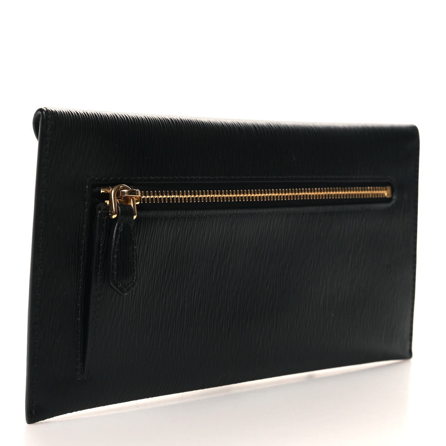 Prada Vitello Move Envelope Wallet Black 3 of 6