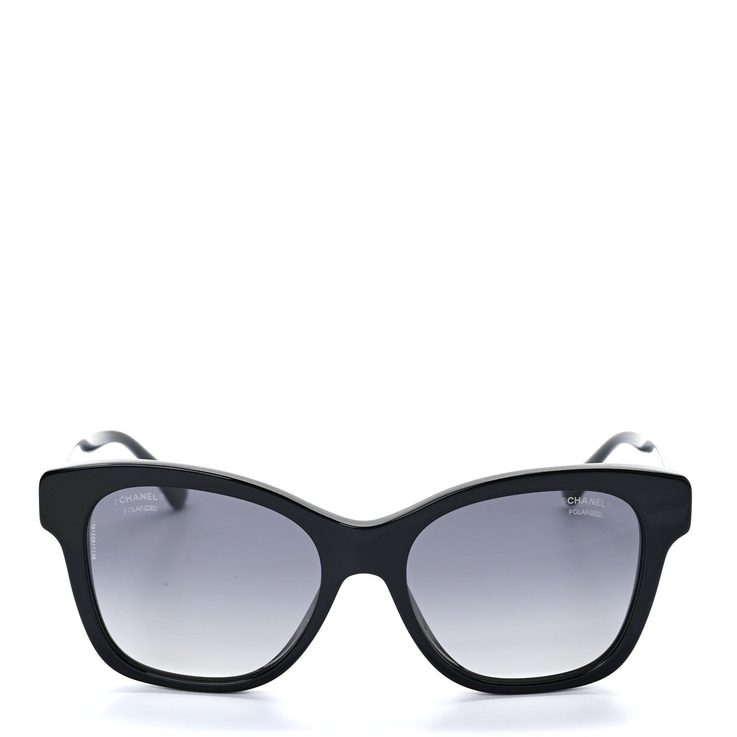 Chanel Acetate Polarized Pearl CC Square Sunglasses 5482-H-A Black 2 of 7