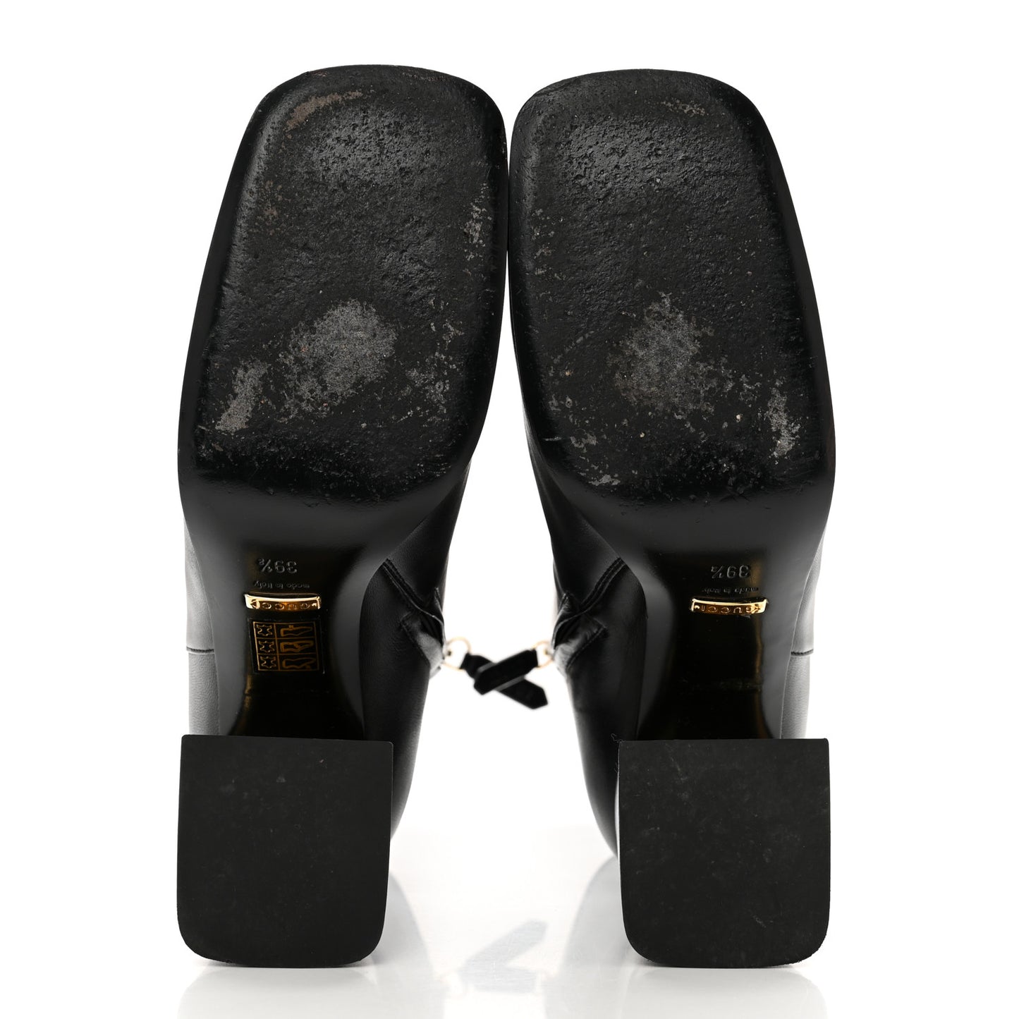 Nappa Horsebit Ankle Boots 39.5 Black