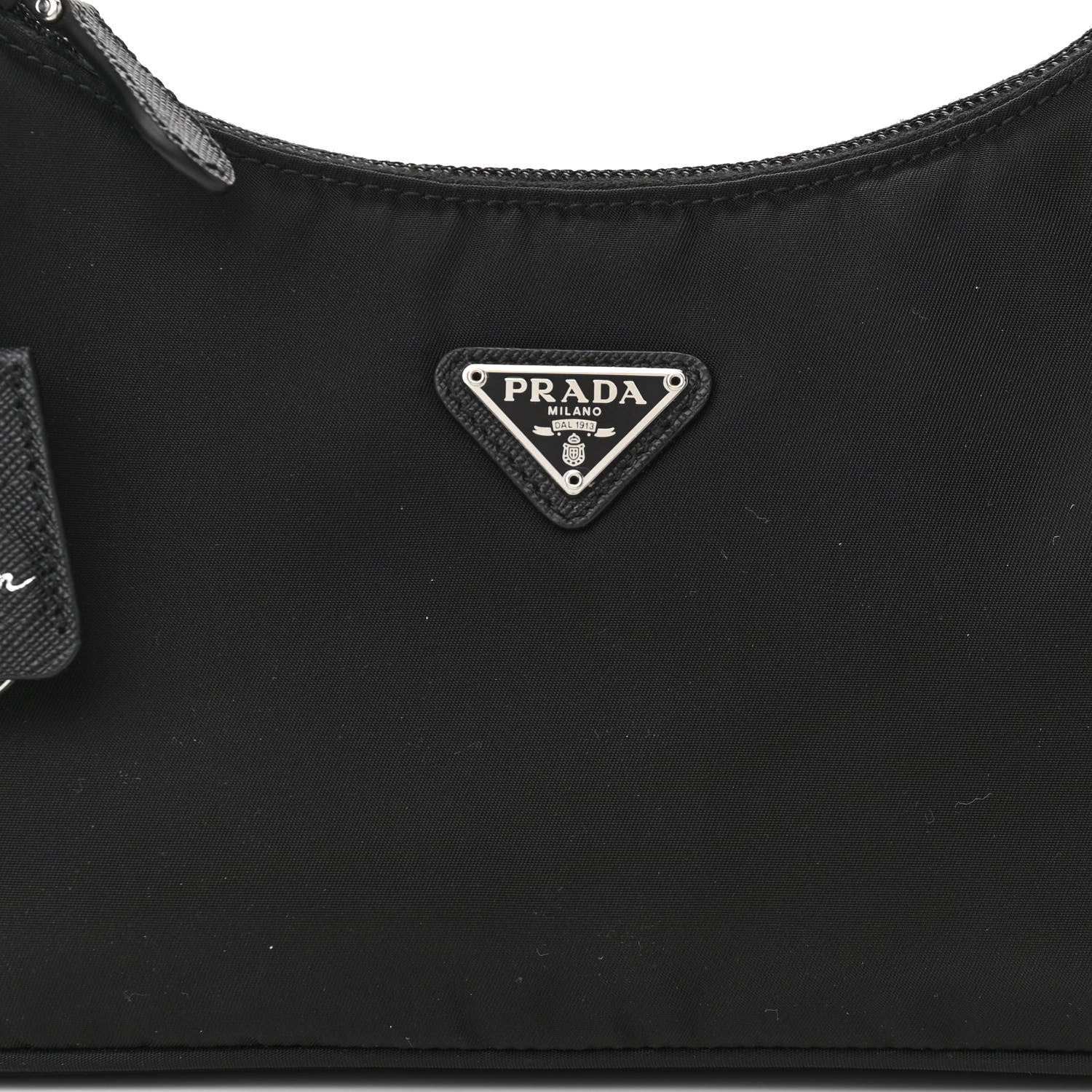Prada Tessuto Nylon Mini Re-Edition 2000 Bag Black 7 of 9