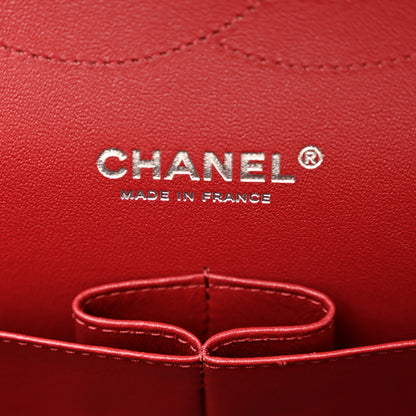 Chanel Caviar Quilted Jumbo Double Flap Red 6 of 10