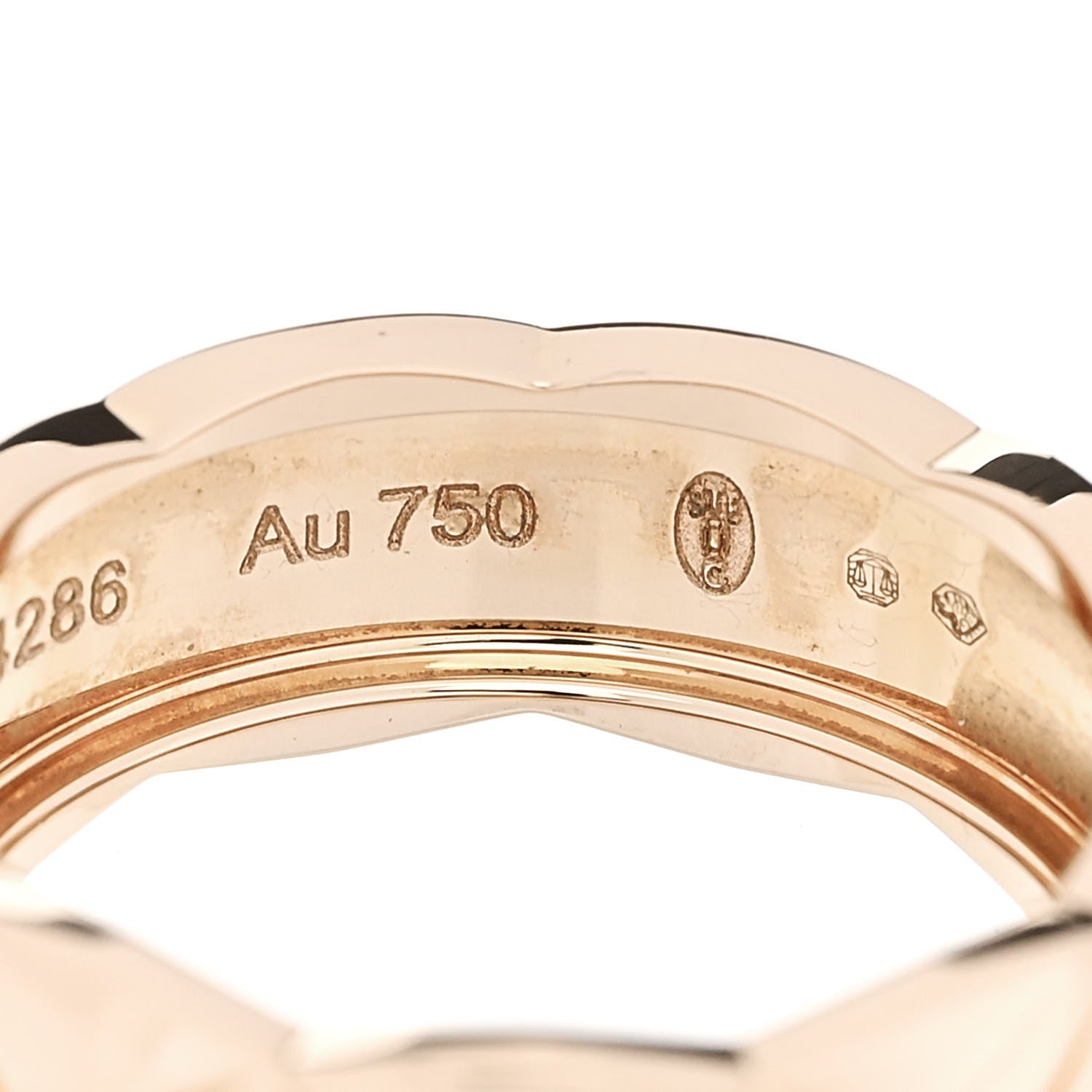 Chanel 18K Beige Gold Small Coco Crush Ring 50 5.25 7 of 8