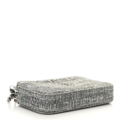 Chanel Canvas Small Deauville Clutch With Chain Charcoal 3 of 10