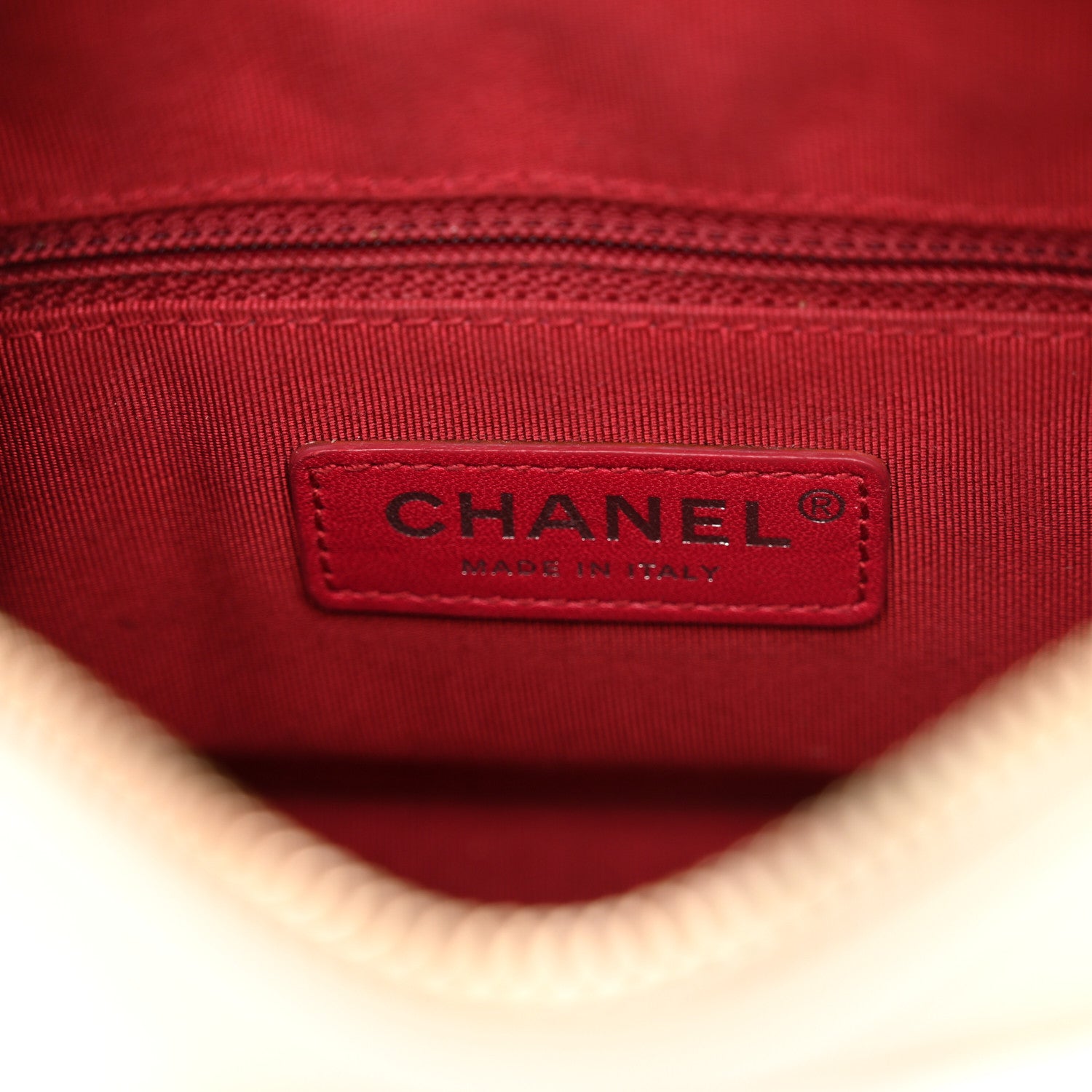 Chanel Aged Calfskin Quilted Small Gabrielle Hobo White 6 of 15