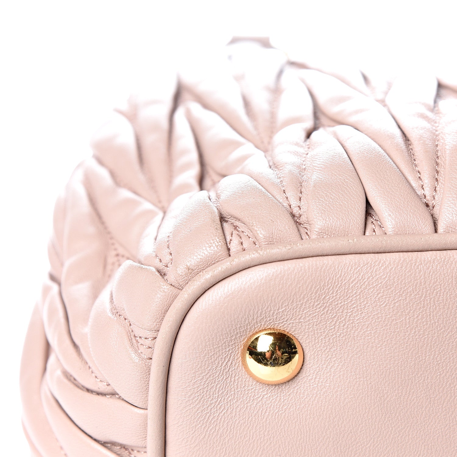 Miu Miu Nappa Matelasse Tote Cammeo 13 of 16