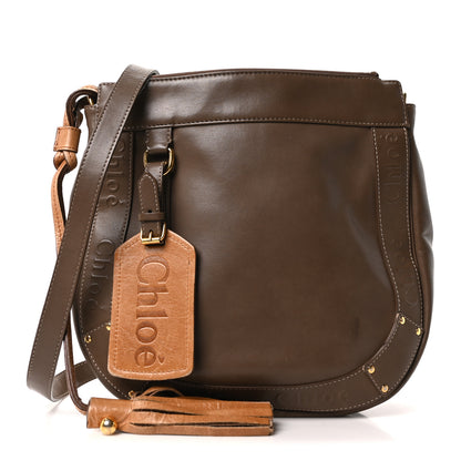Chloe Calfskin Eden Crossbody Brown 1 of 10