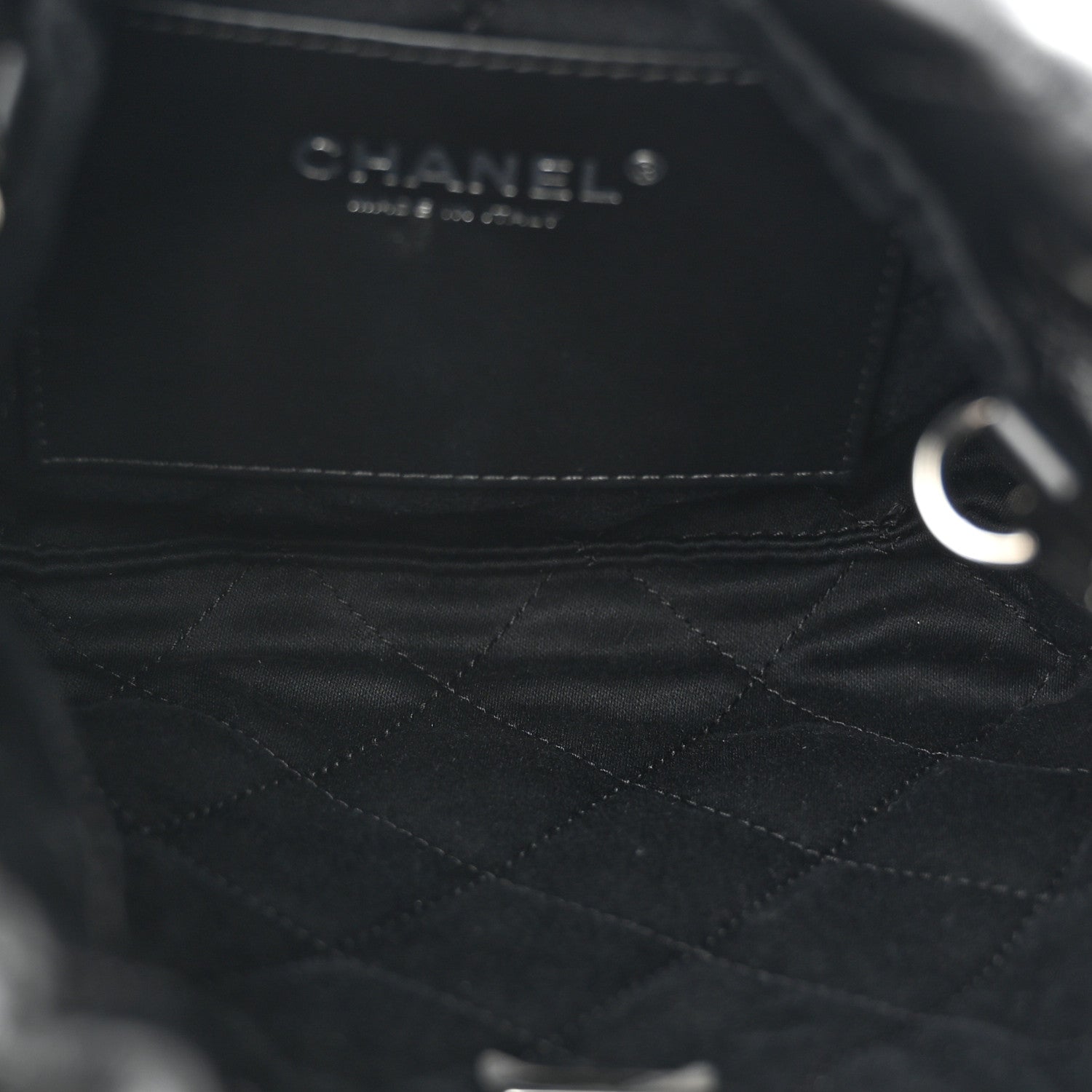 Chanel Shiny Calfskin Quilted Mini Chanel 22 So Black 4 of 10