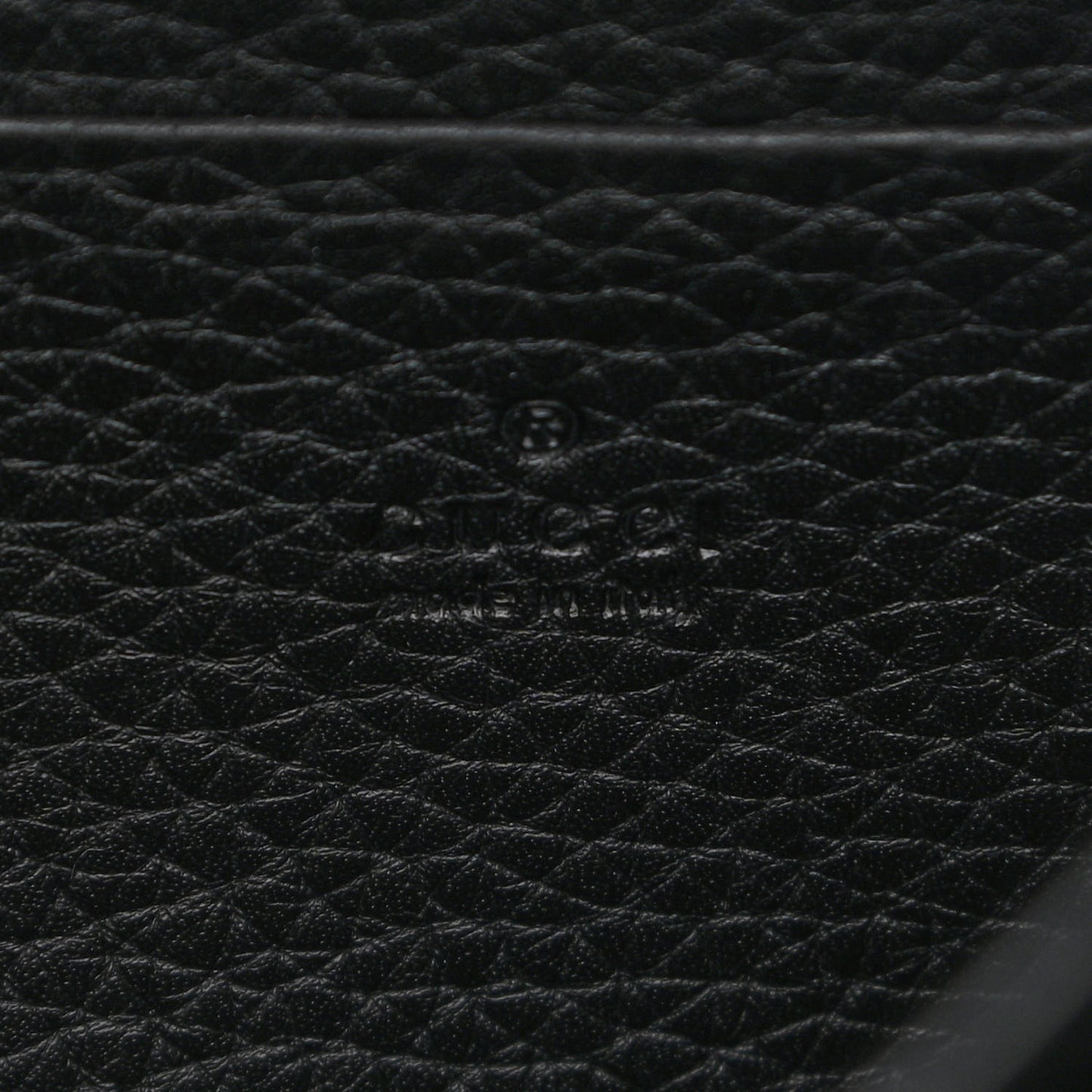 Calfskin GG Marmont Chain Wallet Black