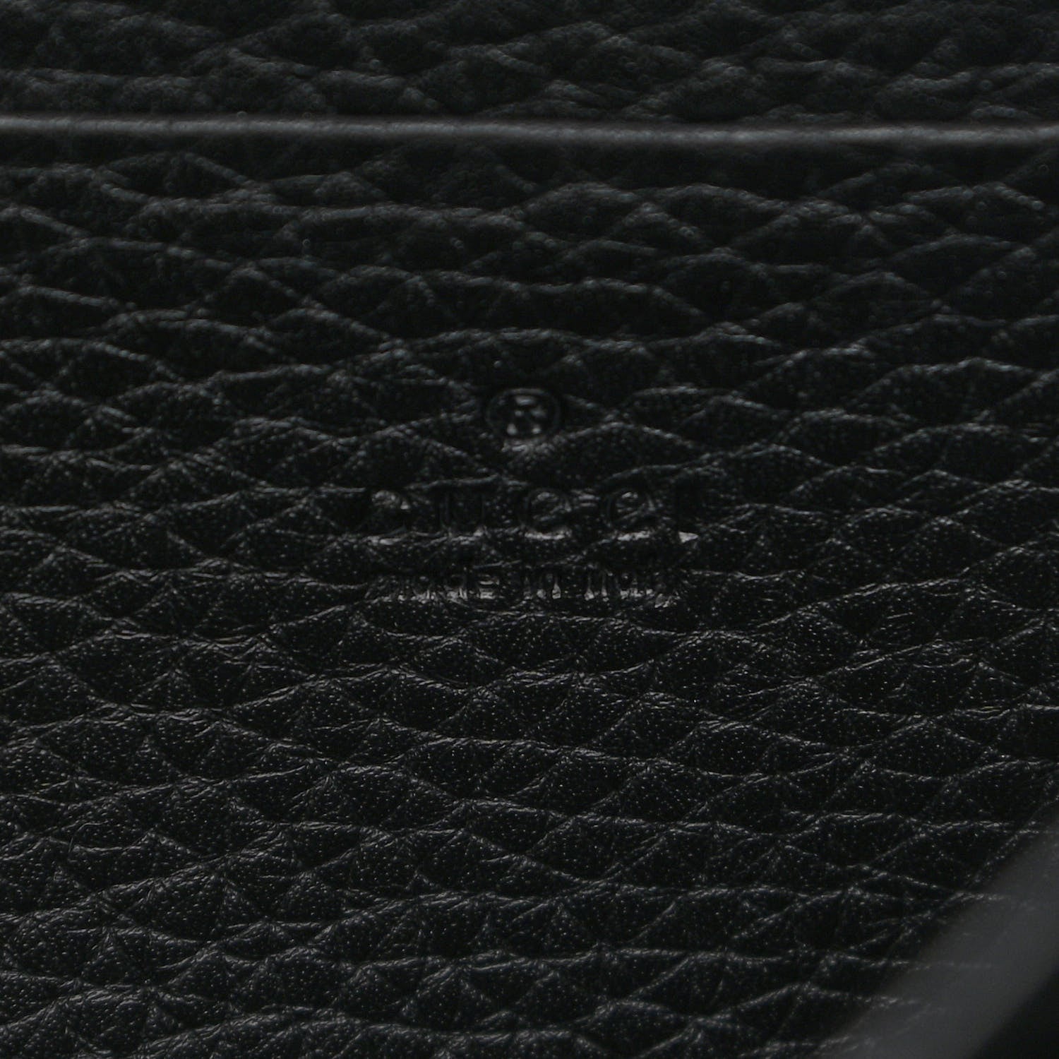 Gucci Calfskin GG Marmont Chain Wallet Black 6 of 10