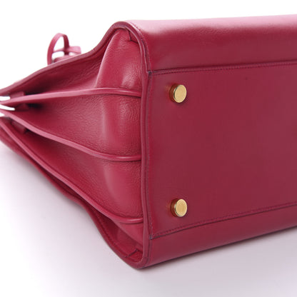 Saint Laurent Calfskin Small Sac De Jour Lipstick Fuchsia 6 of 14