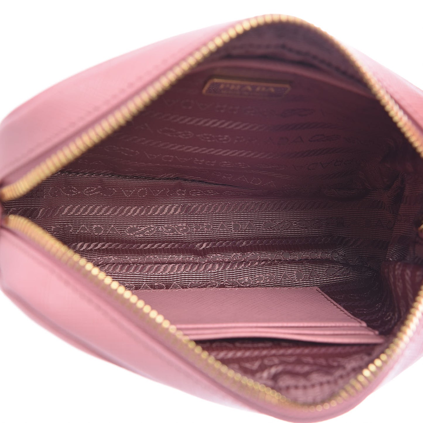 Saffiano Lux Small Camera Crossbody Bag Petalo