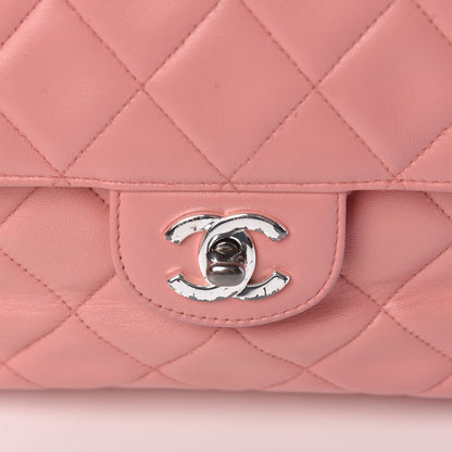 Chanel Lambskin Quilted Small Single Flap Pink 16 of 21