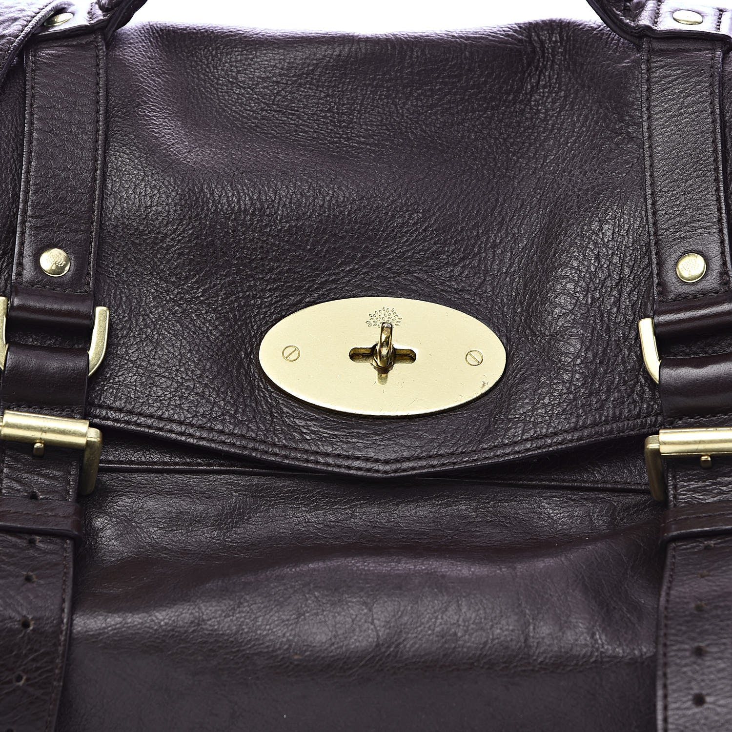 Mulberry Soft Buffalo Oversized Alexa Chocolate 16 of 16