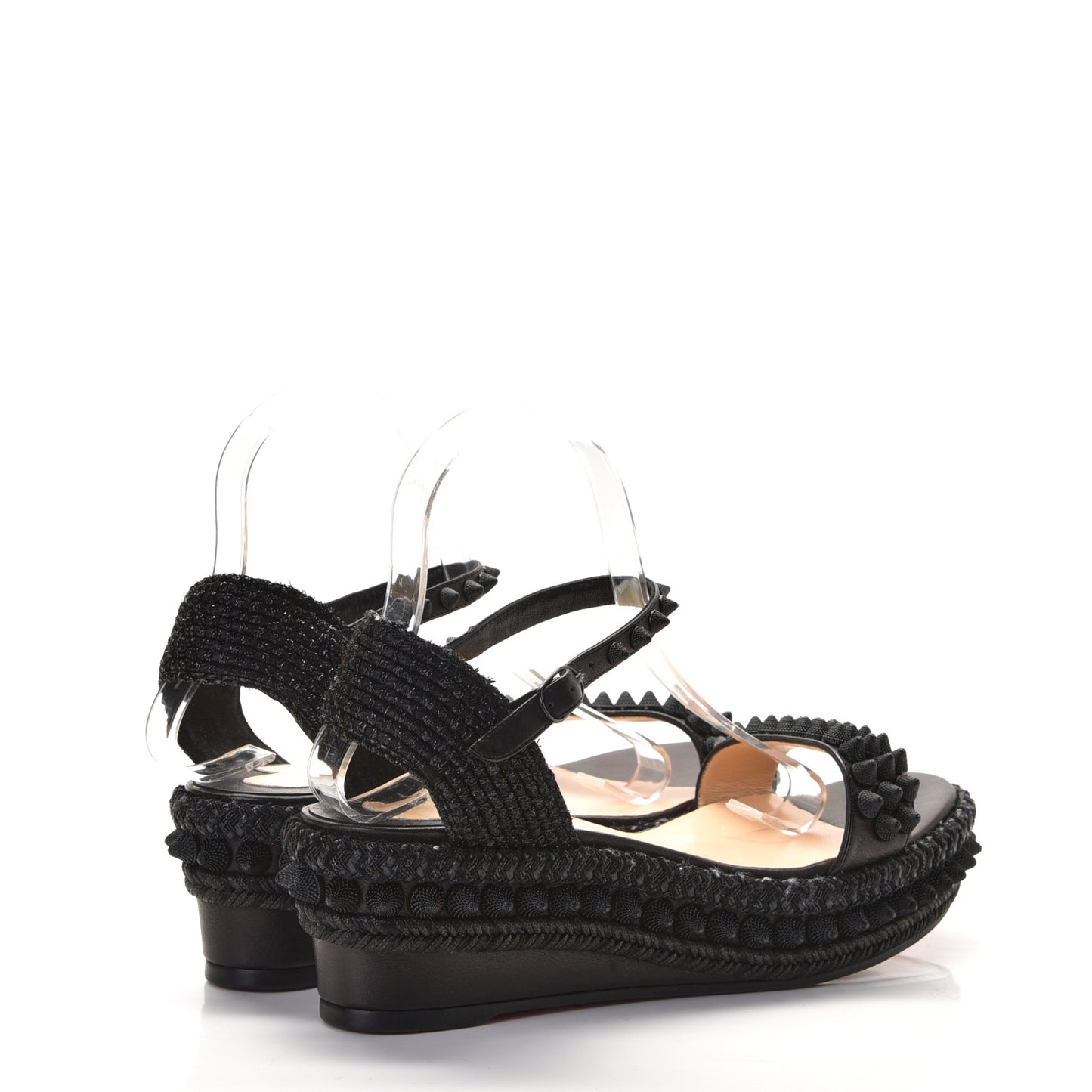 Calfskin Lata 60 Sandals 39 Black
