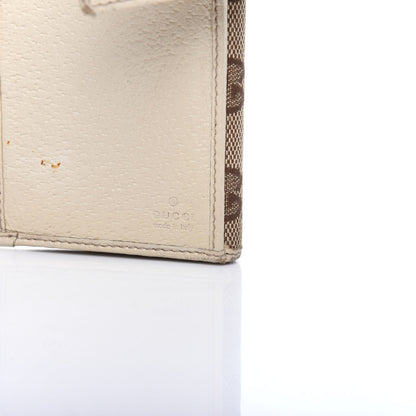 Gucci Monogram Metal Bar Continental Flap Wallet Off White 7 of 12