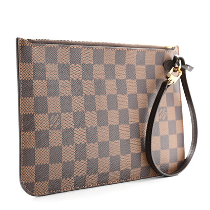 Louis Vuitton Damier Ebene Neverfull MM GM Pochette 3 of 9