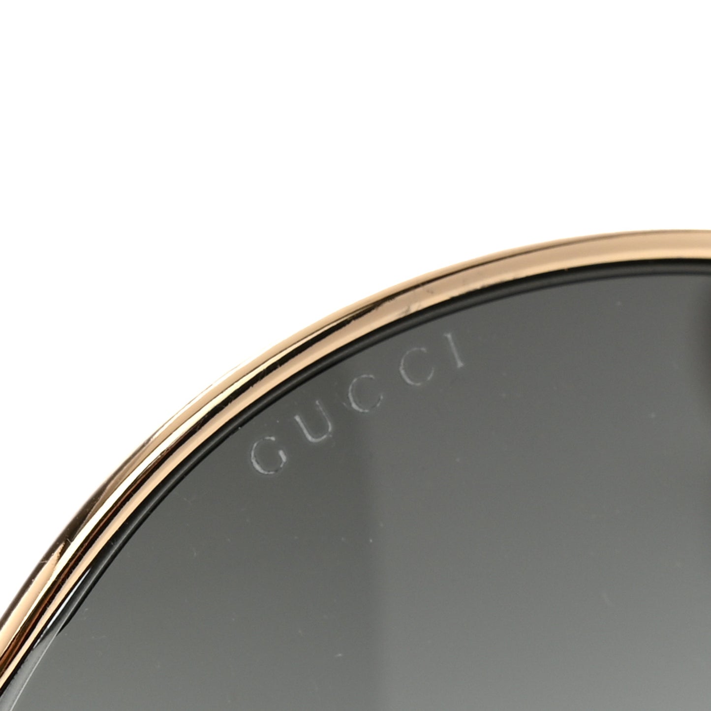 Metal Round Pearl Tip Sunglasses GG0253S Gold