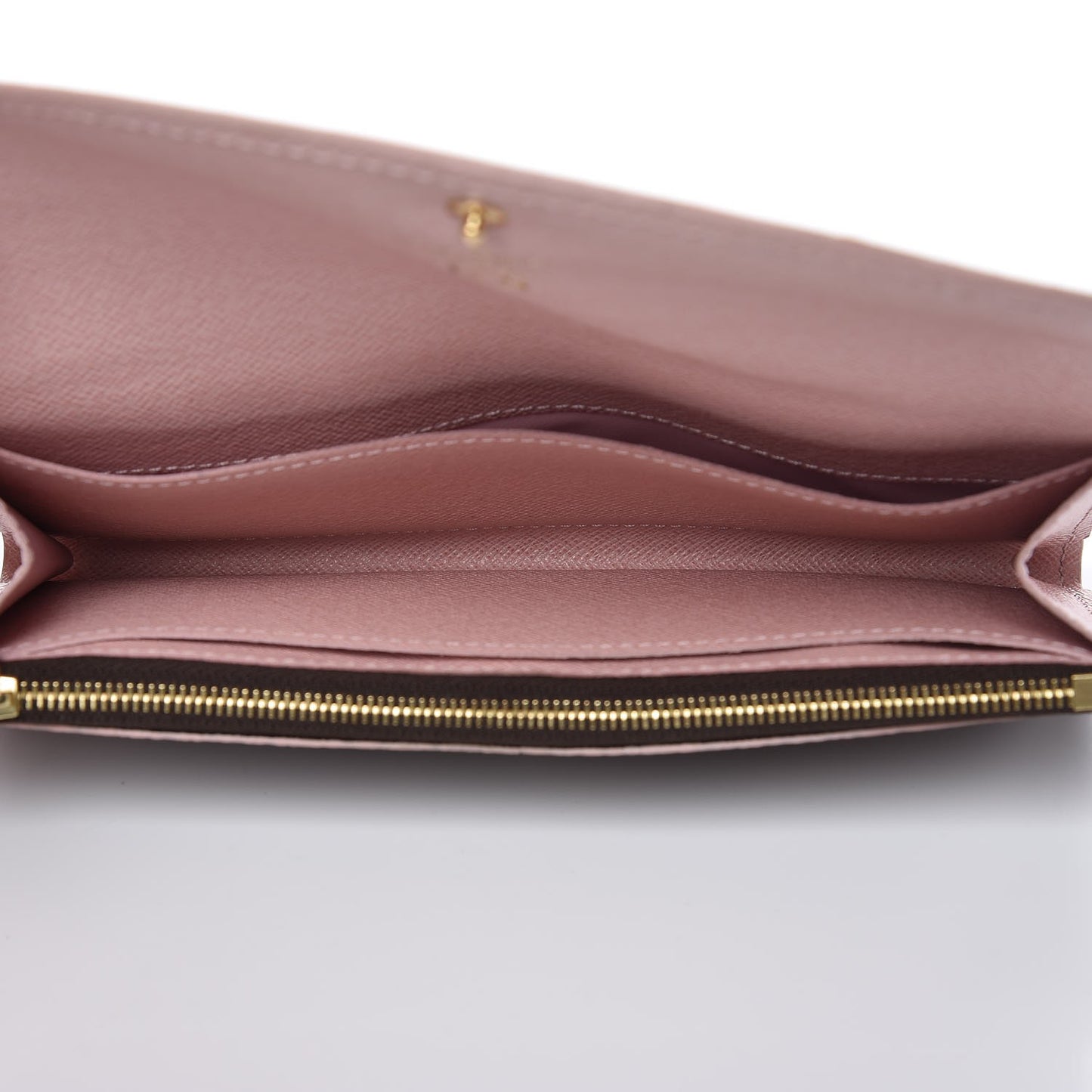 Damier Ebene Caissa Wallet Rose Ballerine