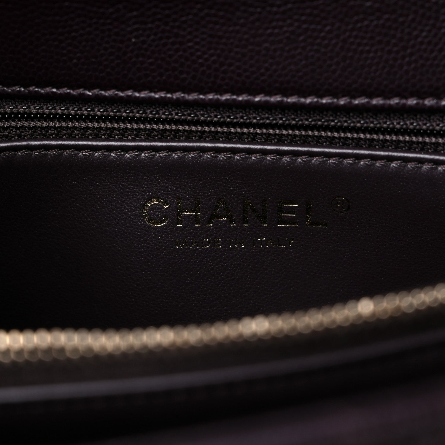 Chanel Caviar Quilted Small Coco Handle Flap Dark Brown 6 of 10