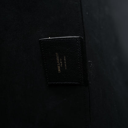Saint Laurent Calfskin Large Shopping Tote Black 7 of 11