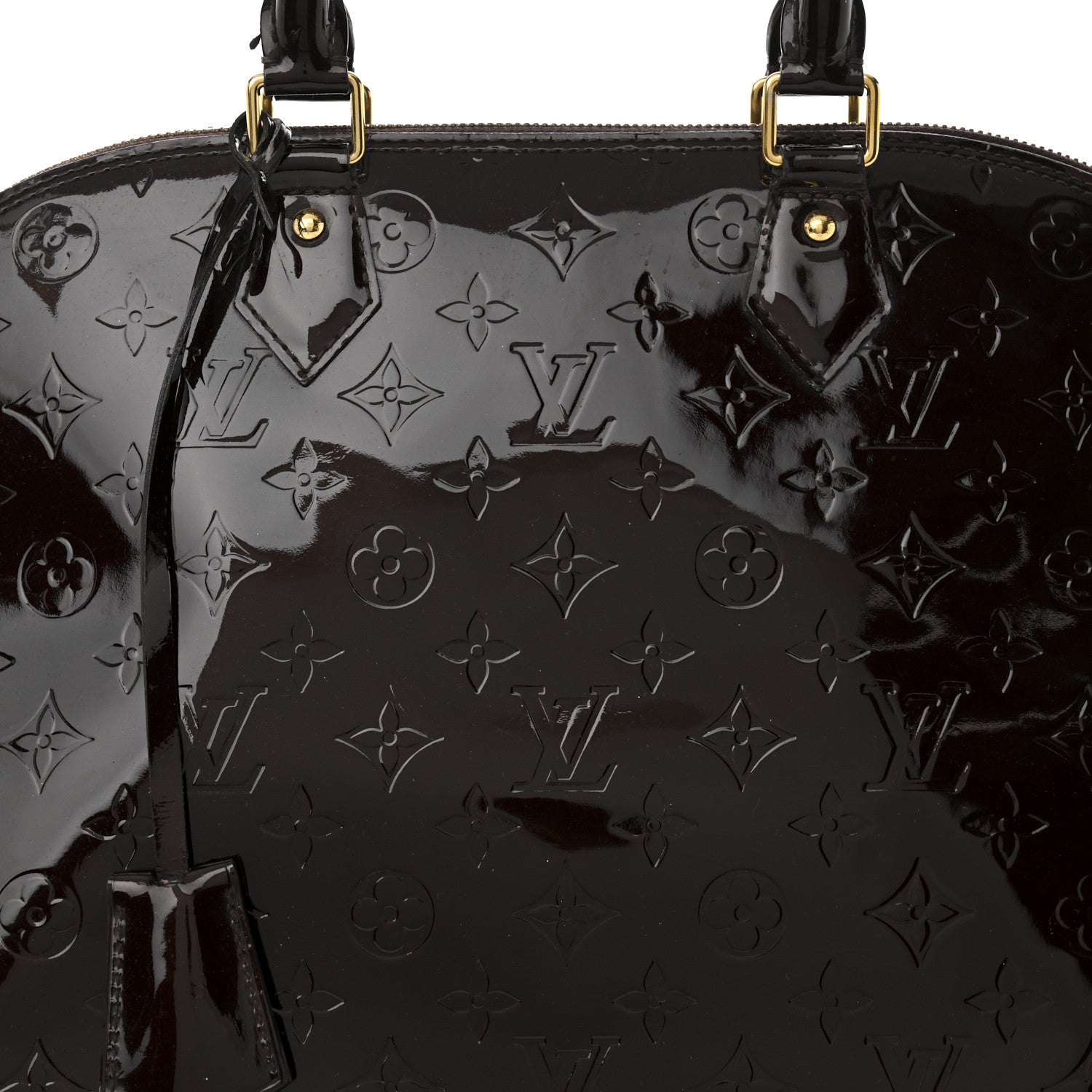 Louis Vuitton Vernis Alma GM Amarante 8 of 17