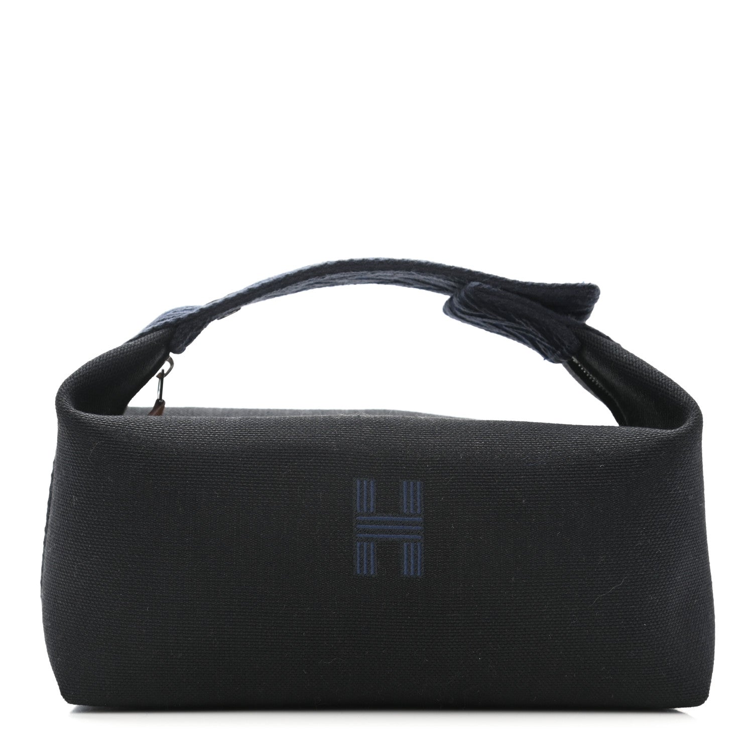 Hermes Canvas Small Bride-A-Brac Pouch Black Bleu Nuit 1 of 6