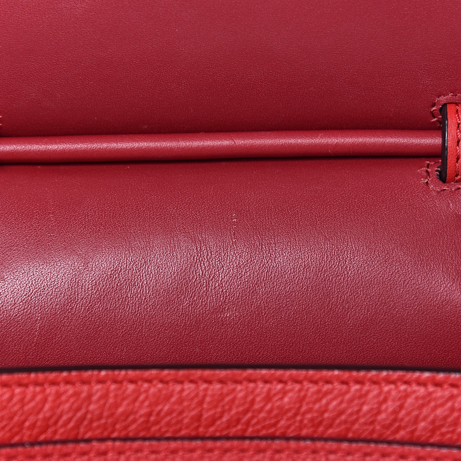 MCM Grained Calfskin Large Milla Convertible Backpack Ruby Red 8 of 15
