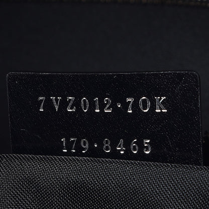 Fendi Nylon Calfskin Faces No Words Emoticon Pouch Pocket Backpack Asfalto 7 of 10
