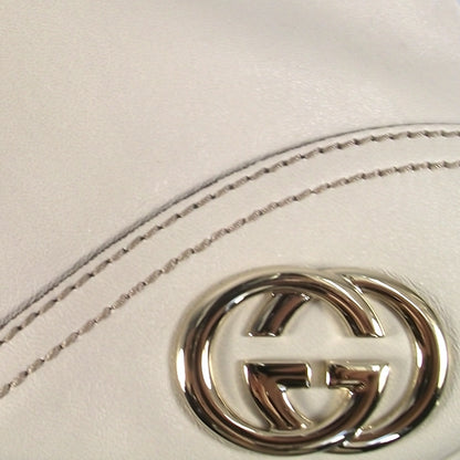 Gucci Leather New Britt Medium Hobo Ivory 6 of 9