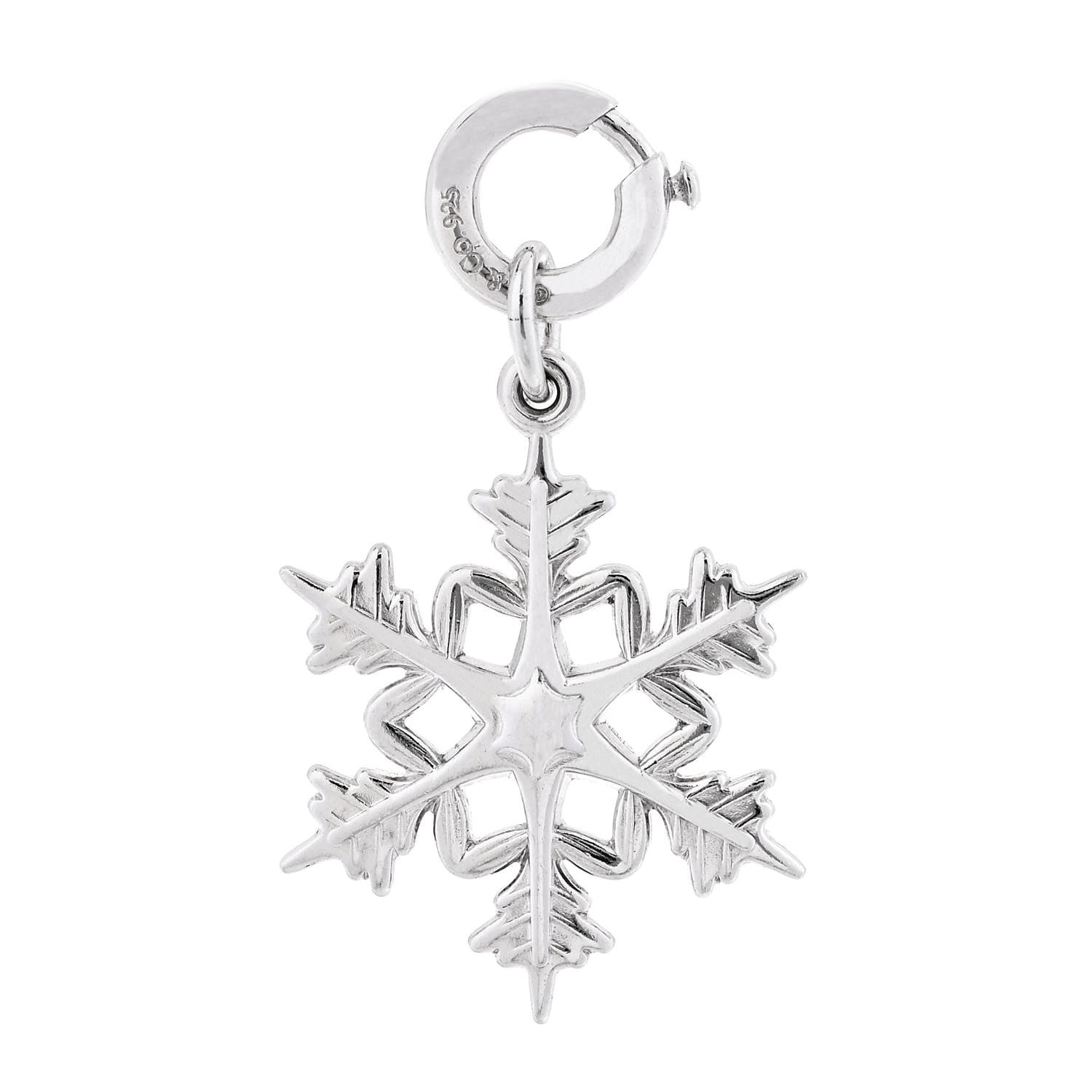 Tiffany Sterling Silver Snowflake Charm 1 of 3