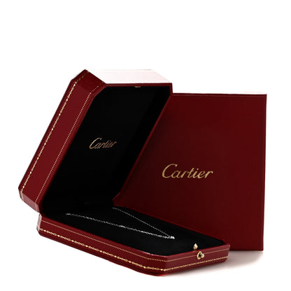 Cartier 18K White Gold Diamond SM D'Amour Pendant Necklace 7 of 7